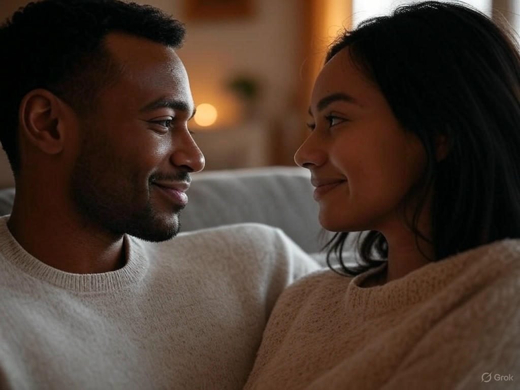 pareja superando barreras de intimidad